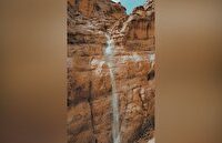 آبشار‌های فصلی روستای شادکام یزد (فیلم)